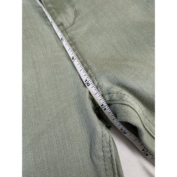 Pilcro Anthropologie Womens High Rise Flare Jeans Sage Green 27 4 Boho Coastal - Picture 8 of 9